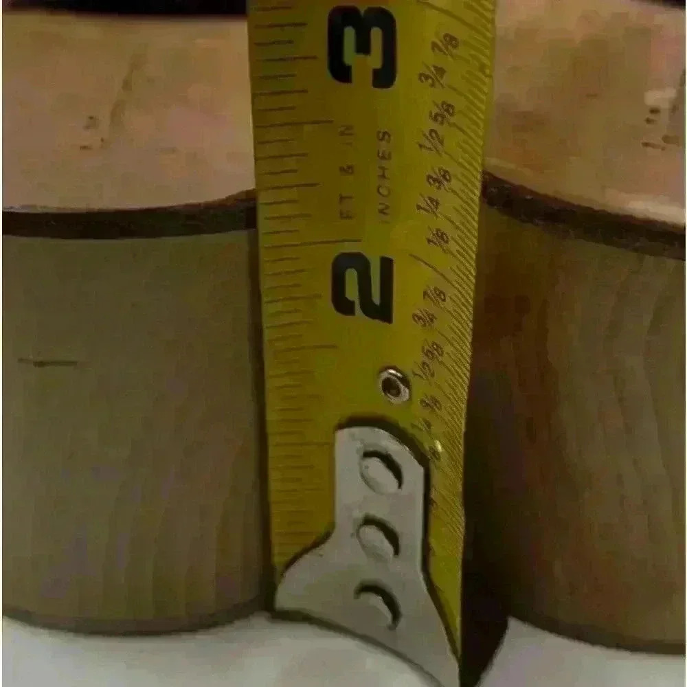 Jeffrey Campbell Leather Willow Wedge Slip-On Sandal Shoes - Picture 5 of 5